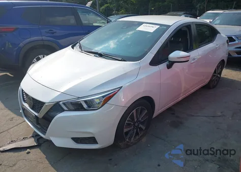 2021 Nissan Versa Sv Xtronic Cvt из США, поврежденный, VIN 3N1CN8EVXML869055